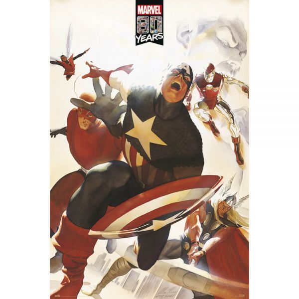 Avengers 80 Jahre Marvel Maxi Poster