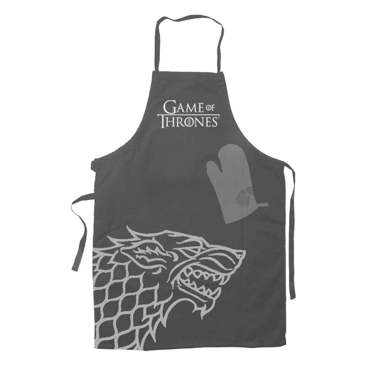 Stark Kochschürze mit Handschuh Game of Thrones