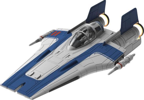 A-Wing Fighter blau Modellbausatz 1:44 Star Wars