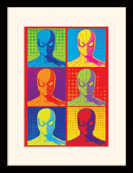 Pop Art Spider-Man Homecoming gerahmtes Bild Marvel