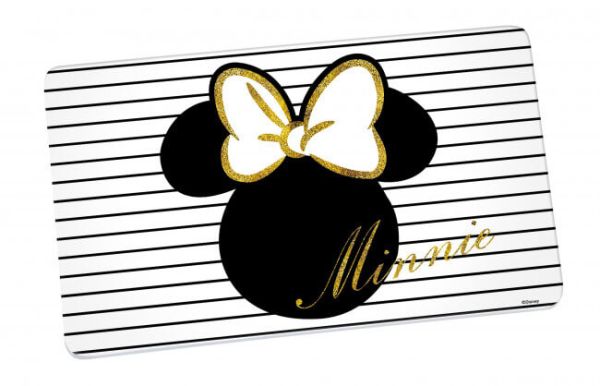 Minnie Mouse Gold Glitzer Frühstücksbrettchen Disney