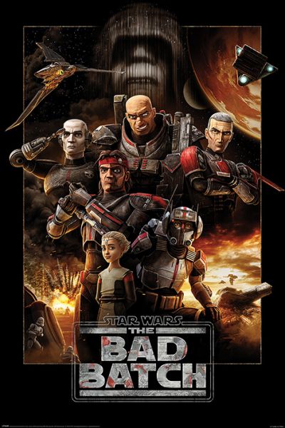 The Bad Batch Montage Maxi Poster Star Wars