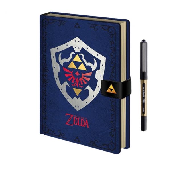 Hylia Schild Zelda Premium A5 Notizbuch-Set Nintendo
