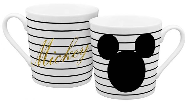 Mickey Mouse Gold Glitzer Tasse Disney