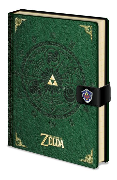 Triforce Zelda Premium A5 Notizbuch Nintendo