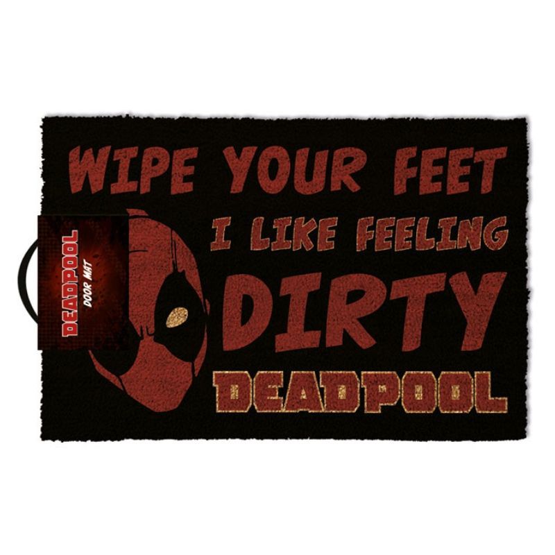 Deadpool Wipe Your Feet I Like Feeling Dirty Fußmatte Marvel