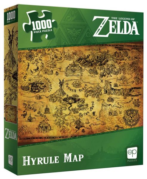 Zelda Hyrule Map Puzzle Nintendo