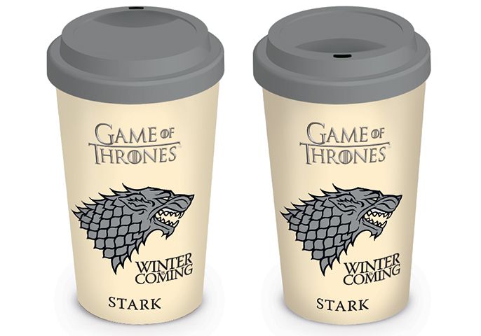 Winter is Coming Stark To-Go-Becher Game of Thrones