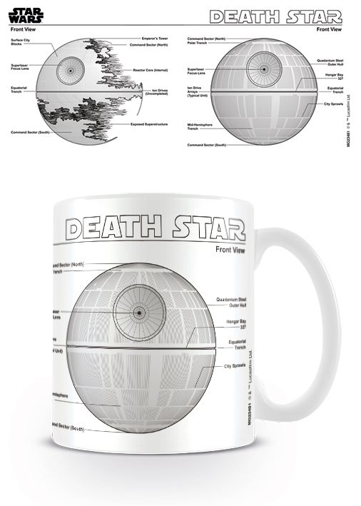 Todesstern Sketch Tasse Star Wars