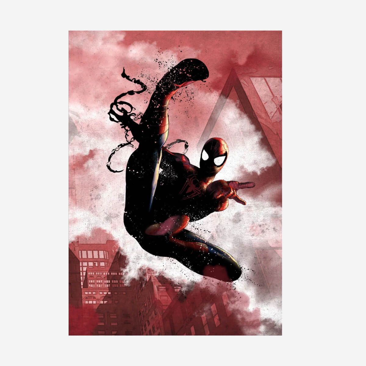 Spider-Man Dark Edition Metall Poster Marvel