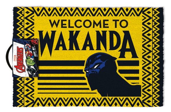 Welcome To Wakanda Black Panther Fußmatte Marvel