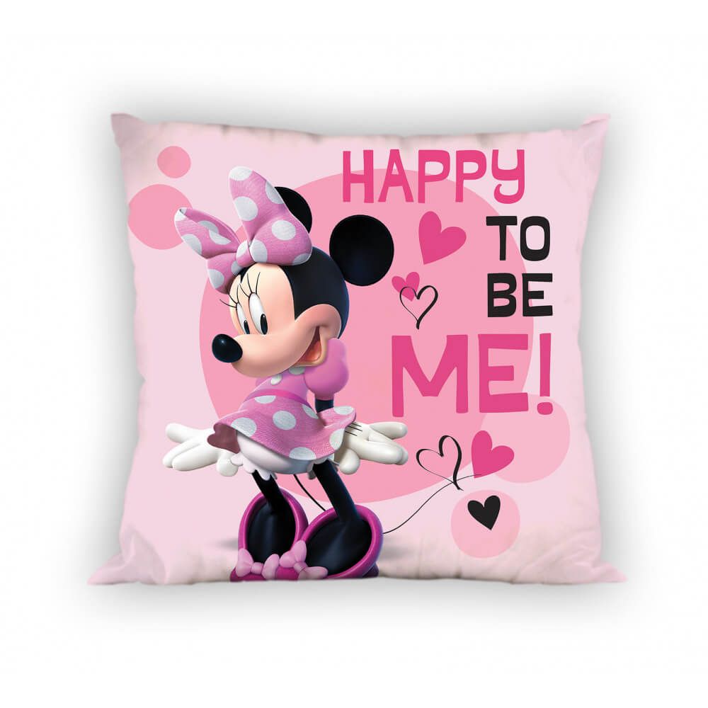 Happy to be Me Minnie Mouse Kissen gefüllt Disney