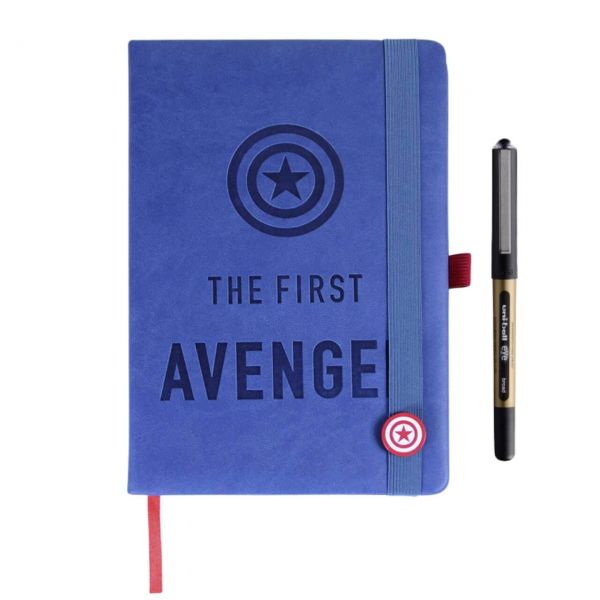 The First Avenger Premium A5 Notizbuch-Set Marvel